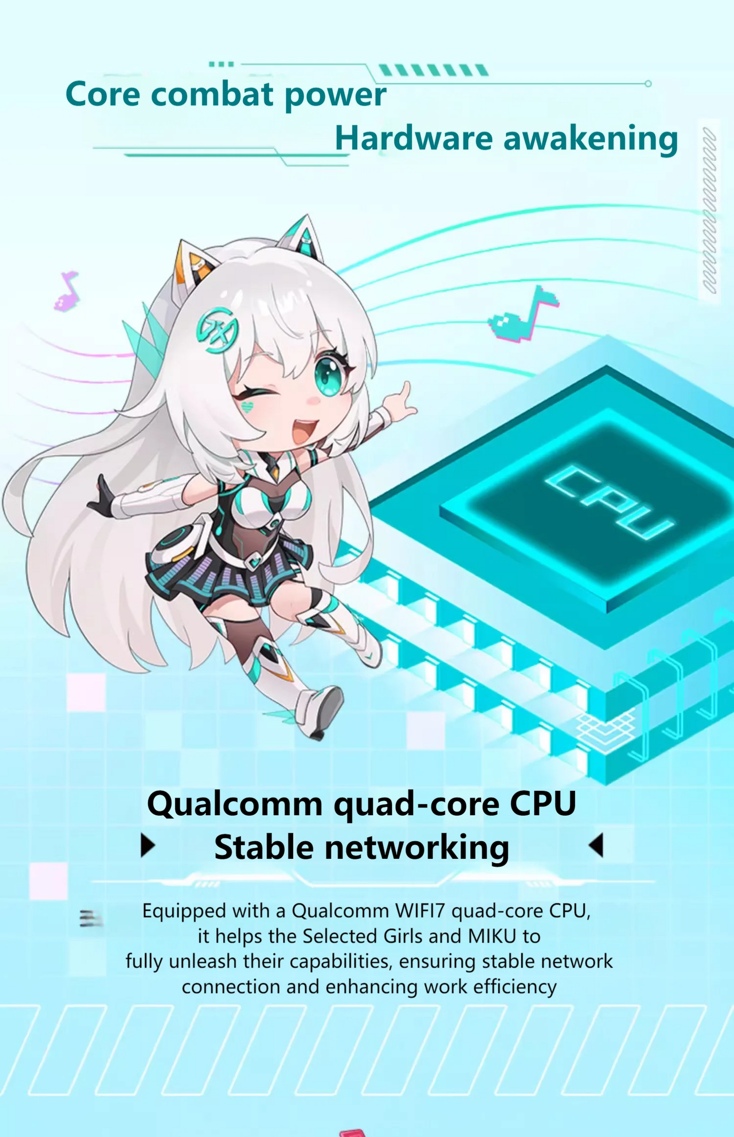 ASUS RE-BE57 Hatsune Miku Edition The Aimesh networking signal covers the entire house, supports 4K-QAM technology,