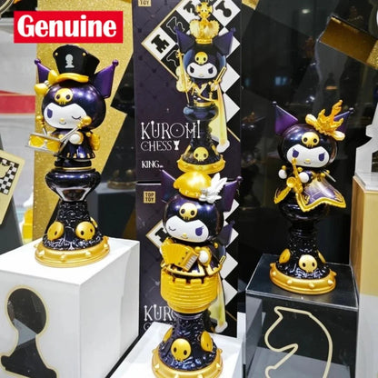 Sanrio Kuromi Chess Series Blind Box Kuromi Guess Bag Action Figure Mystery Surprise Box Anime Figure Decor Children Gift Toys