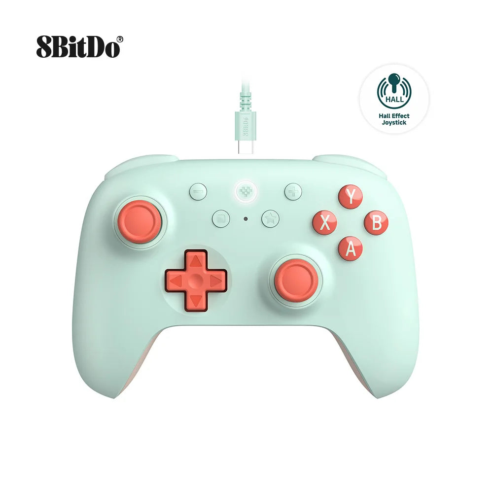 8BitDo - New Ultimate 2C Wired Gaming Controller and Triggers for PC, Windows 10, 11, Raspberry Pi   with Hall Effect Joysticks