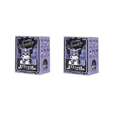 Hot selling Kuromi Lucky Occupy Series Blind Box Handmade Trendy Doll Desktop Car Cake Decoration Festival Ornament 2025