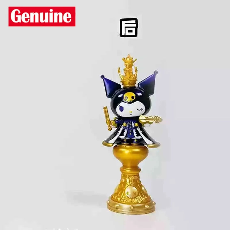 Sanrio Kuromi Chess Series Blind Box Kuromi Guess Bag Action Figure Mystery Surprise Box Anime Figure Decor Children Gift Toys