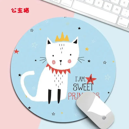 20x20cm Mouse pad small girl cartoon cute cartoon creative wristband thickened computer desk mat gaming desk kawaii mouse pad