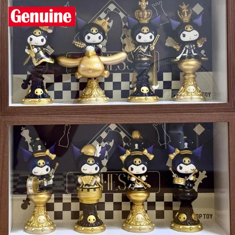 Sanrio Kuromi Chess Series Blind Box Kuromi Guess Bag Action Figure Mystery Surprise Box Anime Figure Decor Children Gift Toys