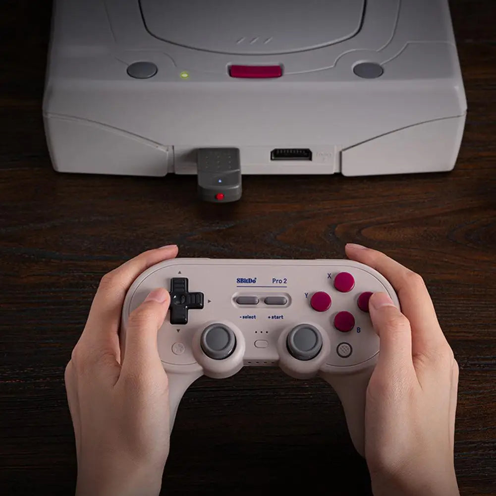 8BitDo Bluetooth Retro Receiver For Saturn (Saturn Game Console) Windows 10/11 Bluetooth /USB Connection Wireless Adapter