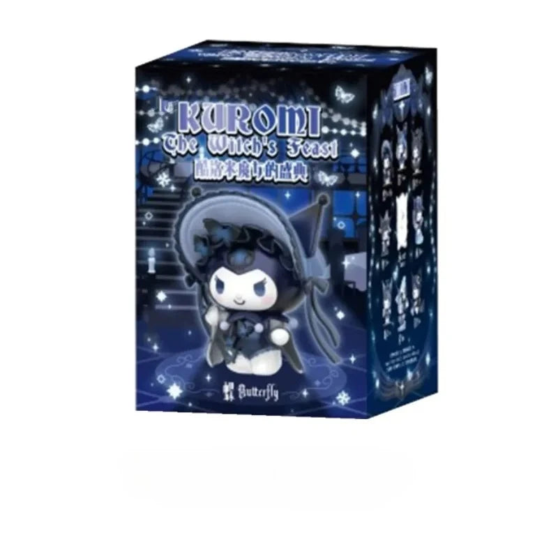 The New Sanrio Kuromi Witch Festival Serie Blind Box Set Of Fashion Play Hand Action Doll Girl Tabletop Decoration Children Gift