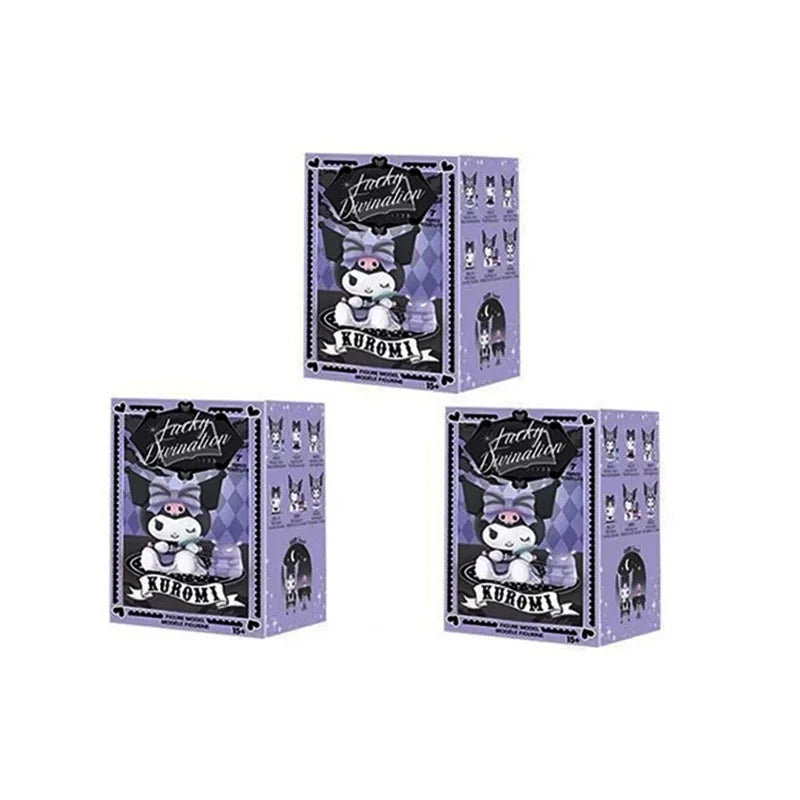 Hot selling Kuromi Lucky Occupy Series Blind Box Handmade Trendy Doll Desktop Car Cake Decoration Festival Ornament 2025
