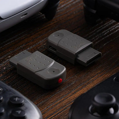 8BitDo Bluetooth Retro Receiver For Saturn (Saturn Game Console) Windows 10/11 Bluetooth /USB Connection Wireless Adapter