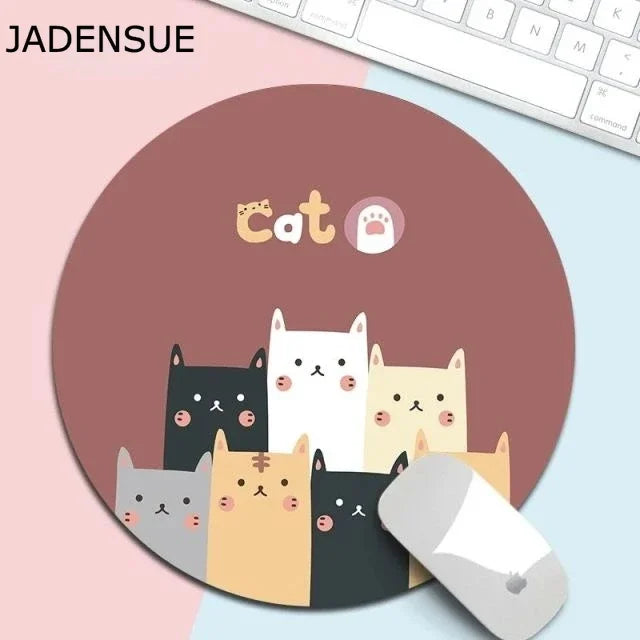 20x20cm Mouse pad small girl cartoon cute cartoon creative wristband thickened computer desk mat gaming desk kawaii mouse pad