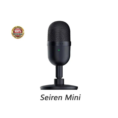 100% Original Razer-Seiren Mini USB Condenser Microphone Ultra-Compact Streaming Supercardioid Pickup Pattern