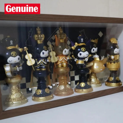 Sanrio Kuromi Chess Series Blind Box Kuromi Guess Bag Action Figure Mystery Surprise Box Anime Figure Decor Children Gift Toys