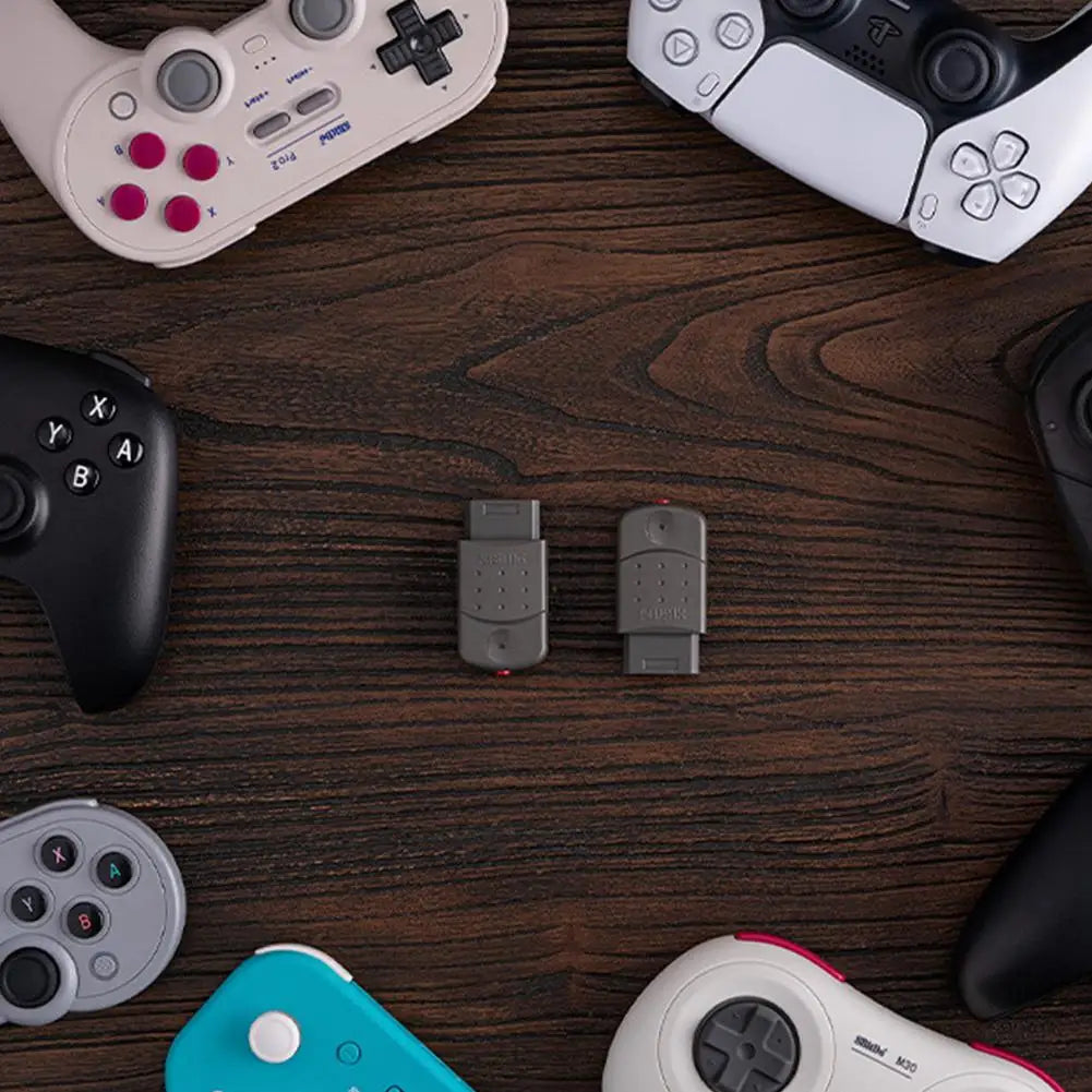 8BitDo Bluetooth Retro Receiver For Saturn (Saturn Game Console) Windows 10/11 Bluetooth /USB Connection Wireless Adapter