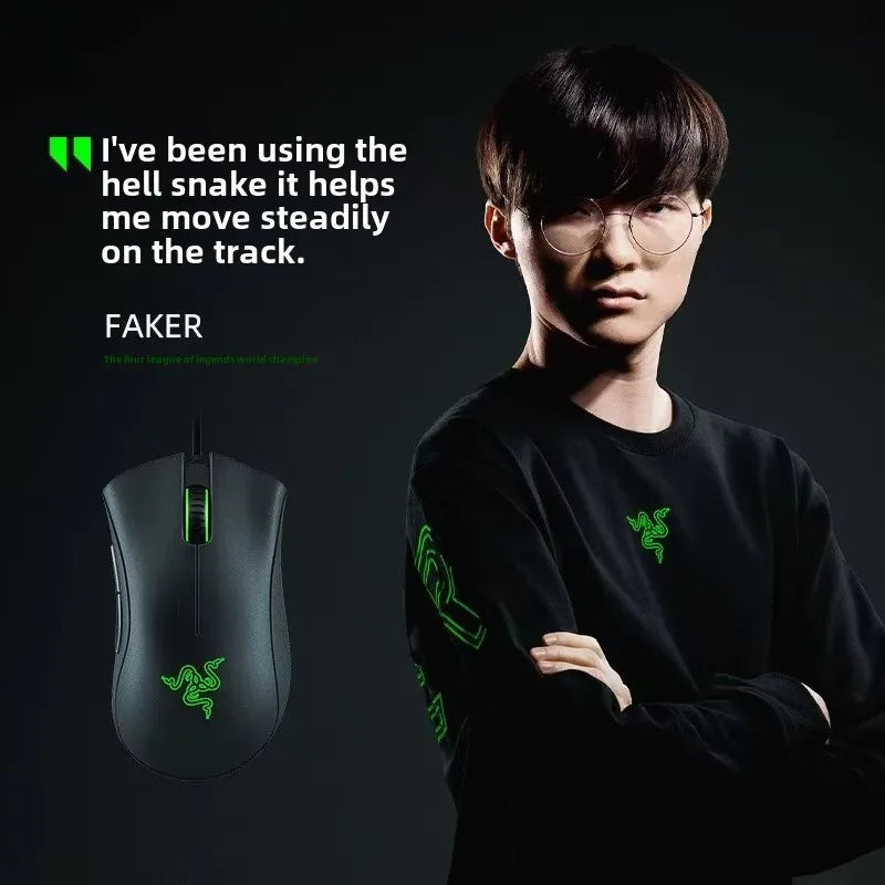 Razer Purgatory Viper Standard Edition 6400DPI Wired Gaming Mouse Brand Merchandise Birthday Gift Graduation Gift Wholesale