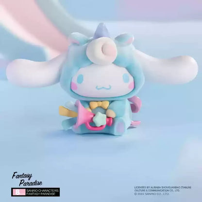 MINISO Sanrio Characters Fantasy Paradise Blind Box My Melody Kuromi Tabletop Decoration Children's Toy Birthday Gift Trendy