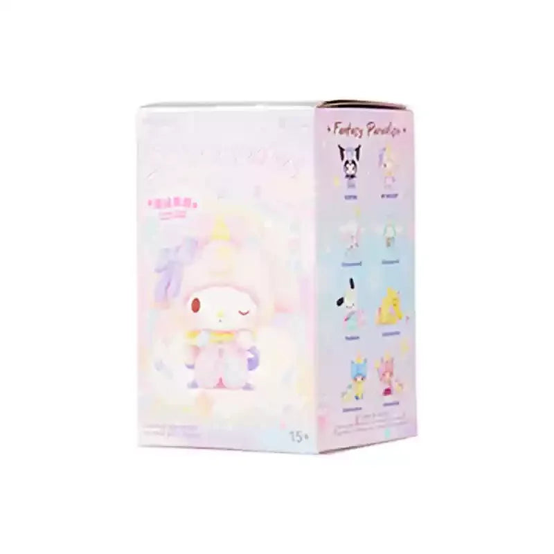MINISO Sanrio Characters Fantasy Paradise Blind Box My Melody Kuromi Tabletop Decoration Children's Toy Birthday Gift Trendy