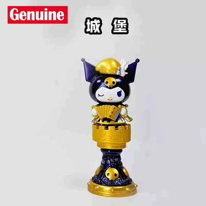 Sanrio Kuromi Chess Series Blind Box Kuromi Guess Bag Action Figure Mystery Surprise Box Anime Figure Decor Children Gift Toys