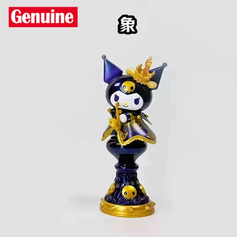 Sanrio Kuromi Chess Series Blind Box Kuromi Guess Bag Action Figure Mystery Surprise Box Anime Figure Decor Children Gift Toys