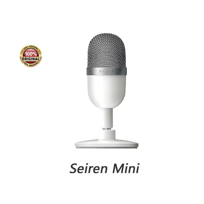 100% Original Razer-Seiren Mini USB Condenser Microphone Ultra-Compact Streaming Supercardioid Pickup Pattern