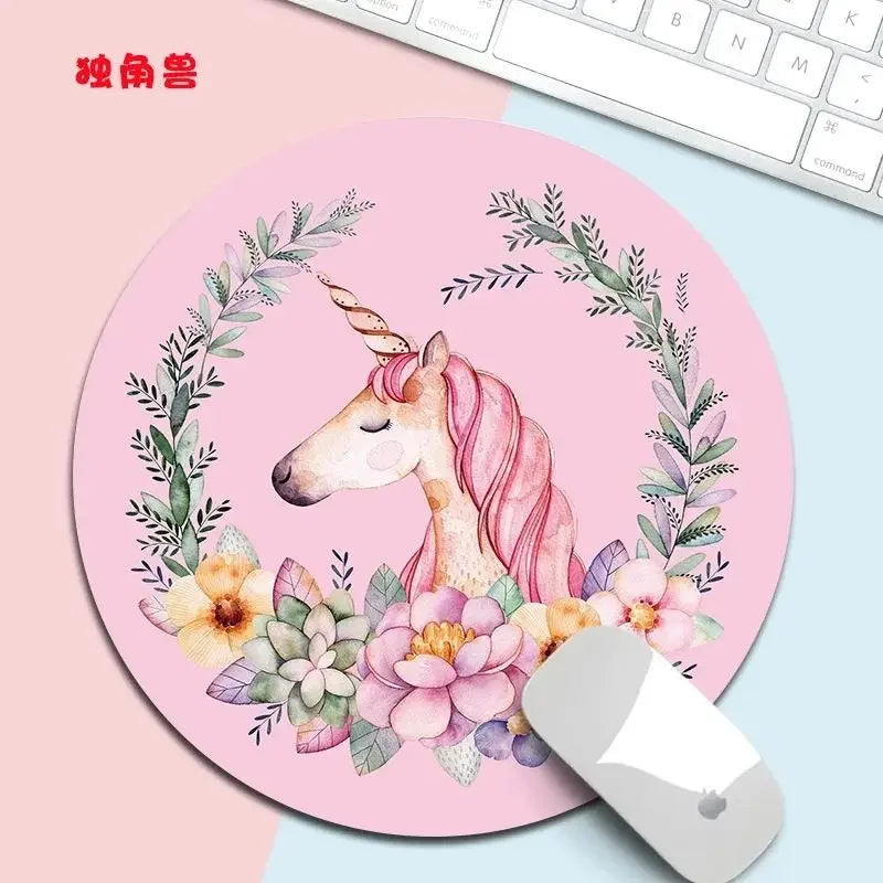 20x20cm Mouse pad small girl cartoon cute cartoon creative wristband thickened computer desk mat gaming desk kawaii mouse pad