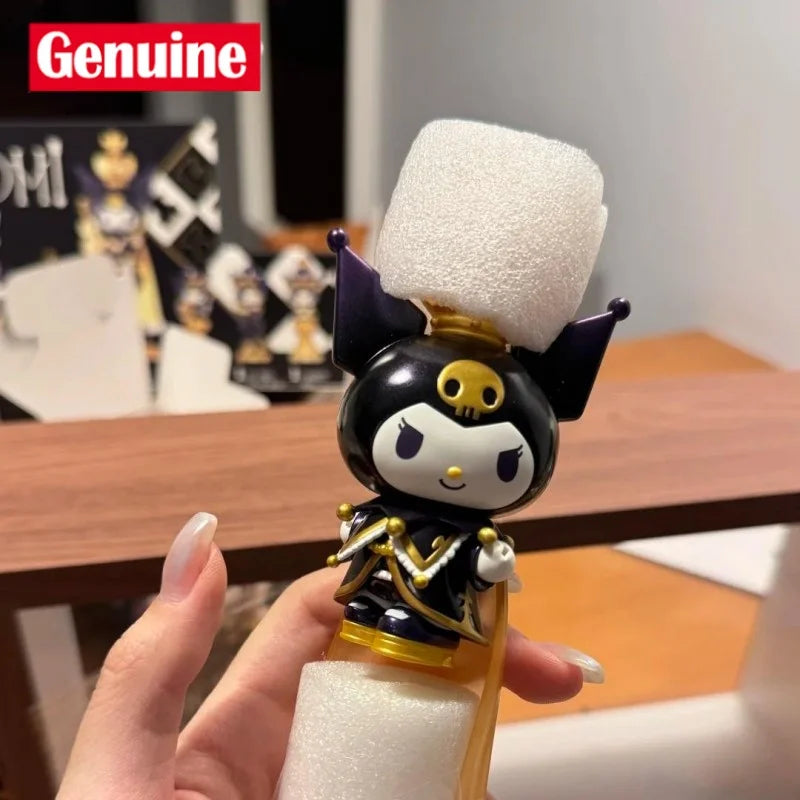 Sanrio Kuromi Chess Series Blind Box Kuromi Guess Bag Action Figure Mystery Surprise Box Anime Figure Decor Children Gift Toys