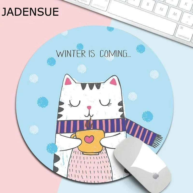 20x20cm Mouse pad small girl cartoon cute cartoon creative wristband thickened computer desk mat gaming desk kawaii mouse pad