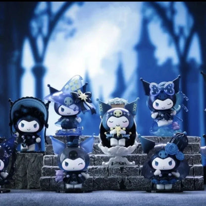 The New Sanrio Kuromi Witch Festival Serie Blind Box Set Of Fashion Play Hand Action Doll Girl Tabletop Decoration Children Gift