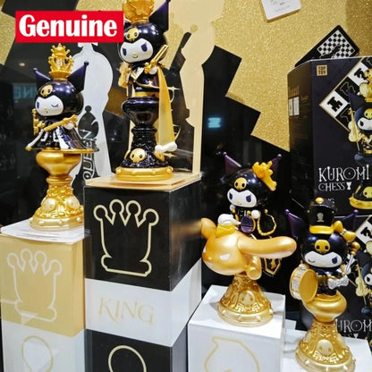 Sanrio Kuromi Chess Series Blind Box Kuromi Guess Bag Action Figure Mystery Surprise Box Anime Figure Decor Children Gift Toys
