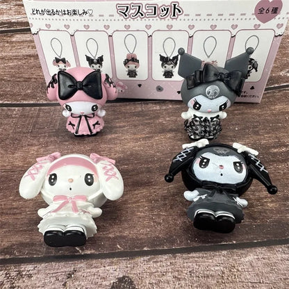 MINISO 4cm Mini Kuromi My Melody Blind Box Cartoon Character Figures Dolls Surprise Bag Cute Model Collection Toy Christmas Gift