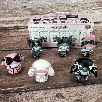 MINISO 4cm Mini Kuromi My Melody Blind Box Cartoon Character Figures Dolls Surprise Bag Cute Model Collection Toy Christmas Gift