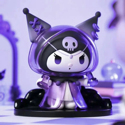 Bandai Sanrio Kuromi Werewolf kill Series Action Figure Dolls Anime Figures Surprise Bag Cute Model Fans Collection Blind Box