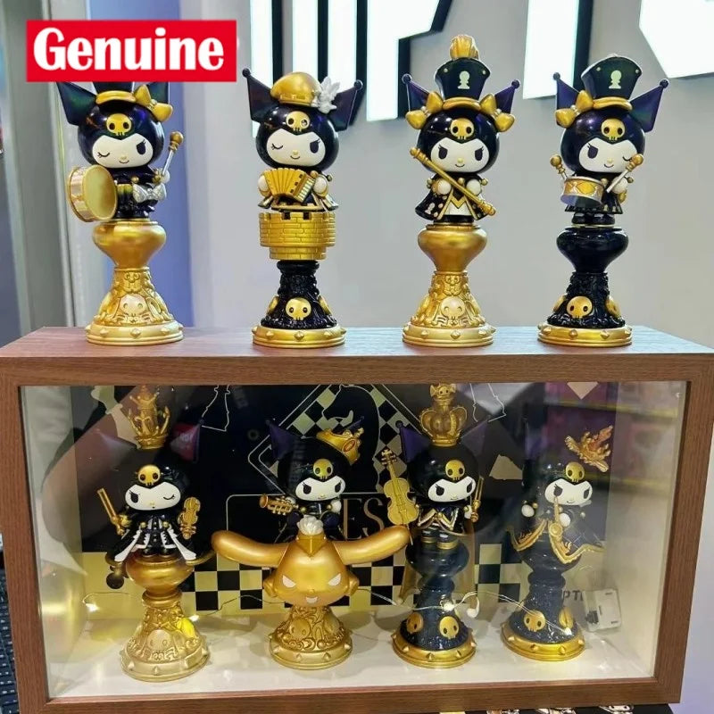 Sanrio Kuromi Chess Series Blind Box Kuromi Guess Bag Action Figure Mystery Surprise Box Anime Figure Decor Children Gift Toys