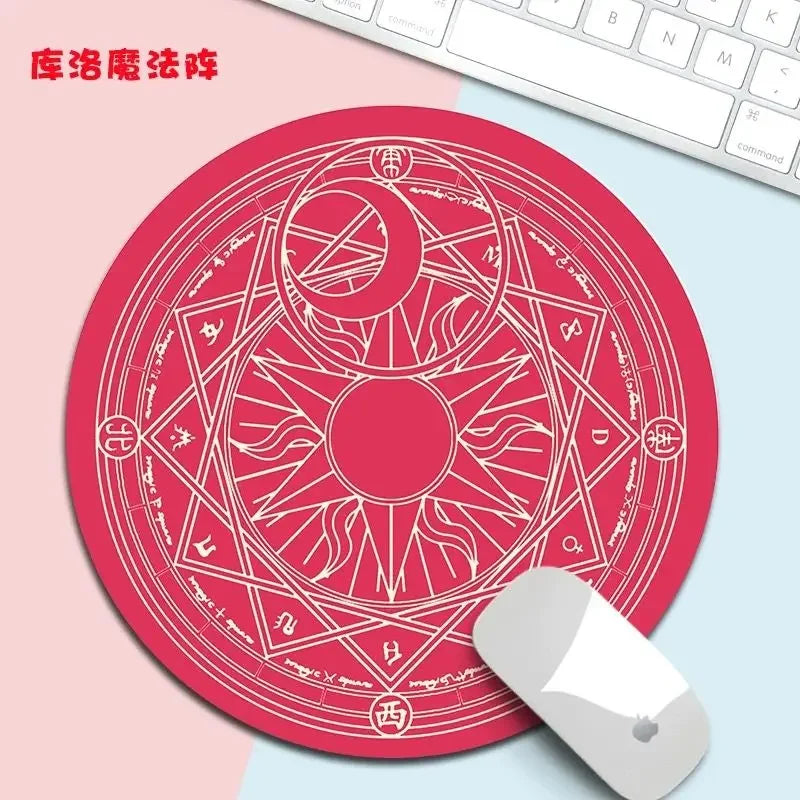 20x20cm Mouse pad small girl cartoon cute cartoon creative wristband thickened computer desk mat gaming desk kawaii mouse pad