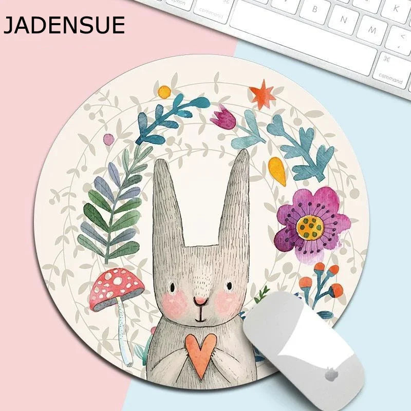 20x20cm Mouse pad small girl cartoon cute cartoon creative wristband thickened computer desk mat gaming desk kawaii mouse pad
